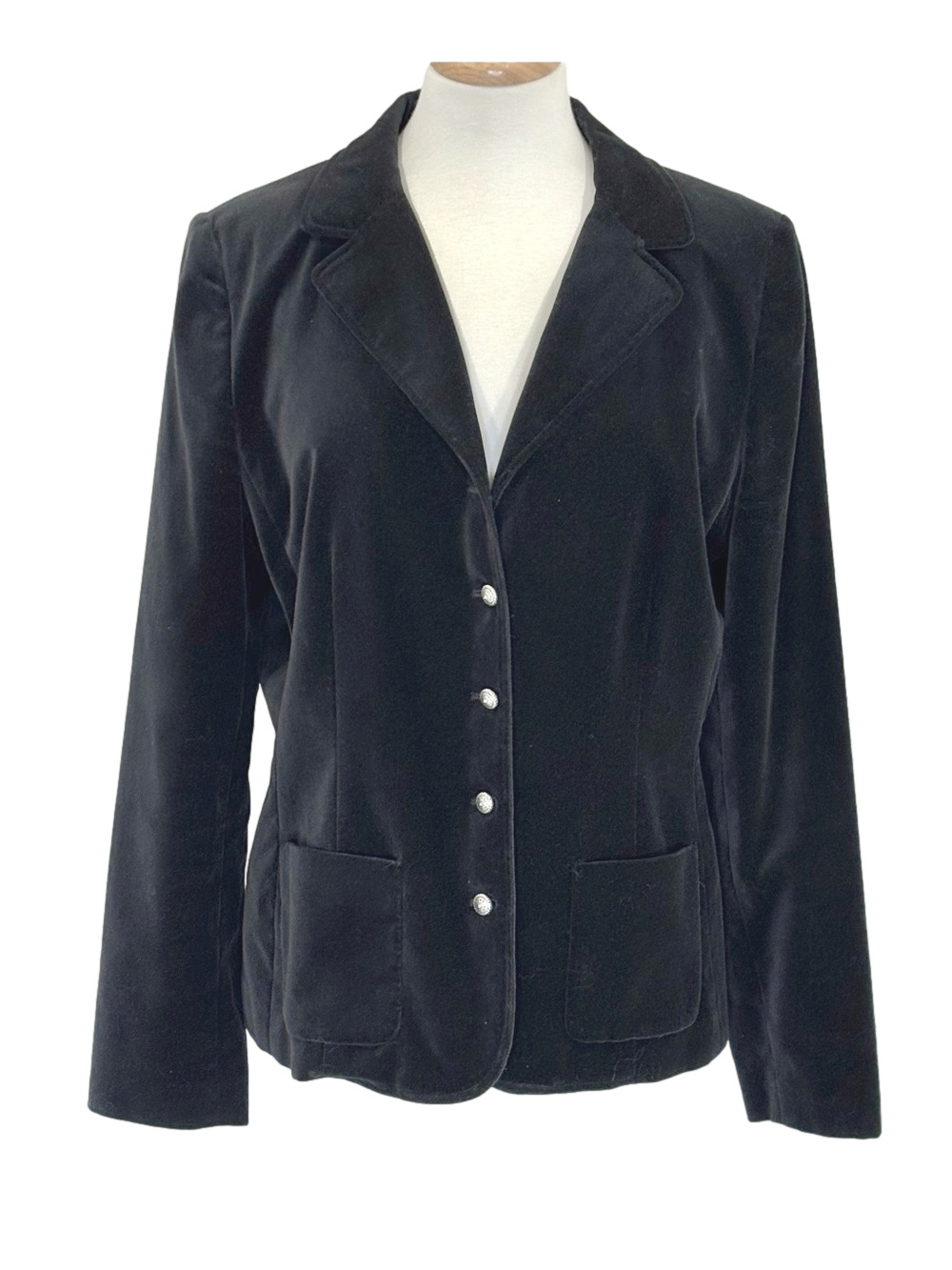 Villager vintage black velvet blazer
